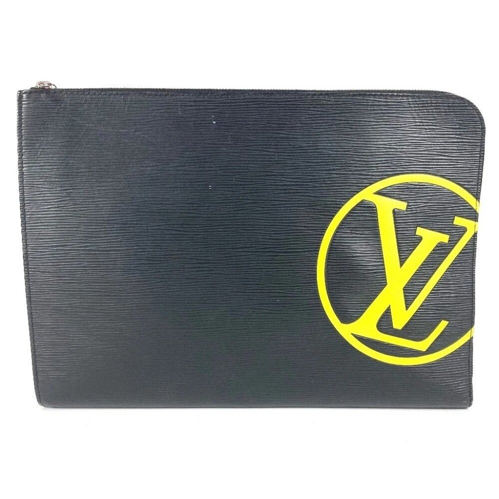 LOUIS VUITTON M68198 Epi LV Circle Pochette Jour GM Pouch Clutch bag